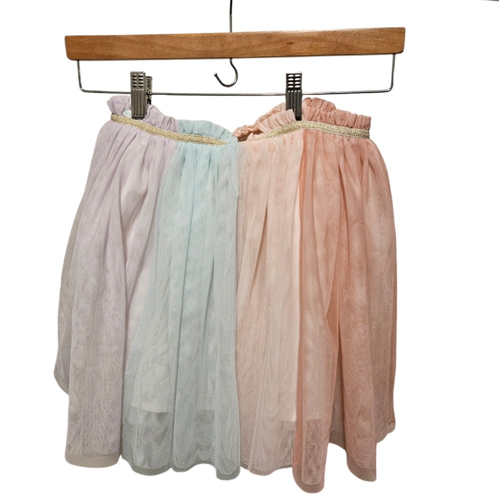 Carter’s Tulle Tutu Skirt Pastel Size 10 Purple Blue Pink Coral, Ballarina Dance